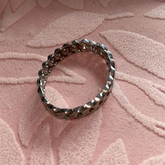 Women's Silver Hinged Cuff Bracelet - Picture 4 of 4